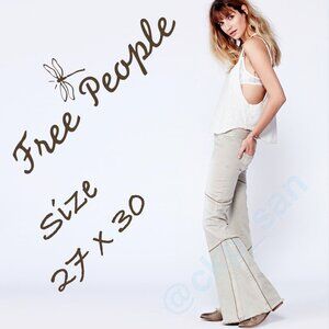 Super Rare Free People Seamed Bambi Flare Size 27